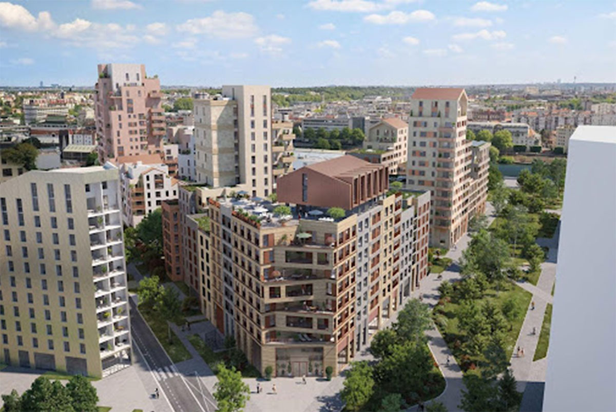 La future résidence de coliving Urban Campus à Ivry-sur-Seine. 