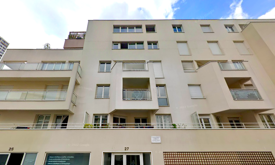 Le 25/27 Malmaisons, dans le 13e arrondissement de Paris. © Google Maps