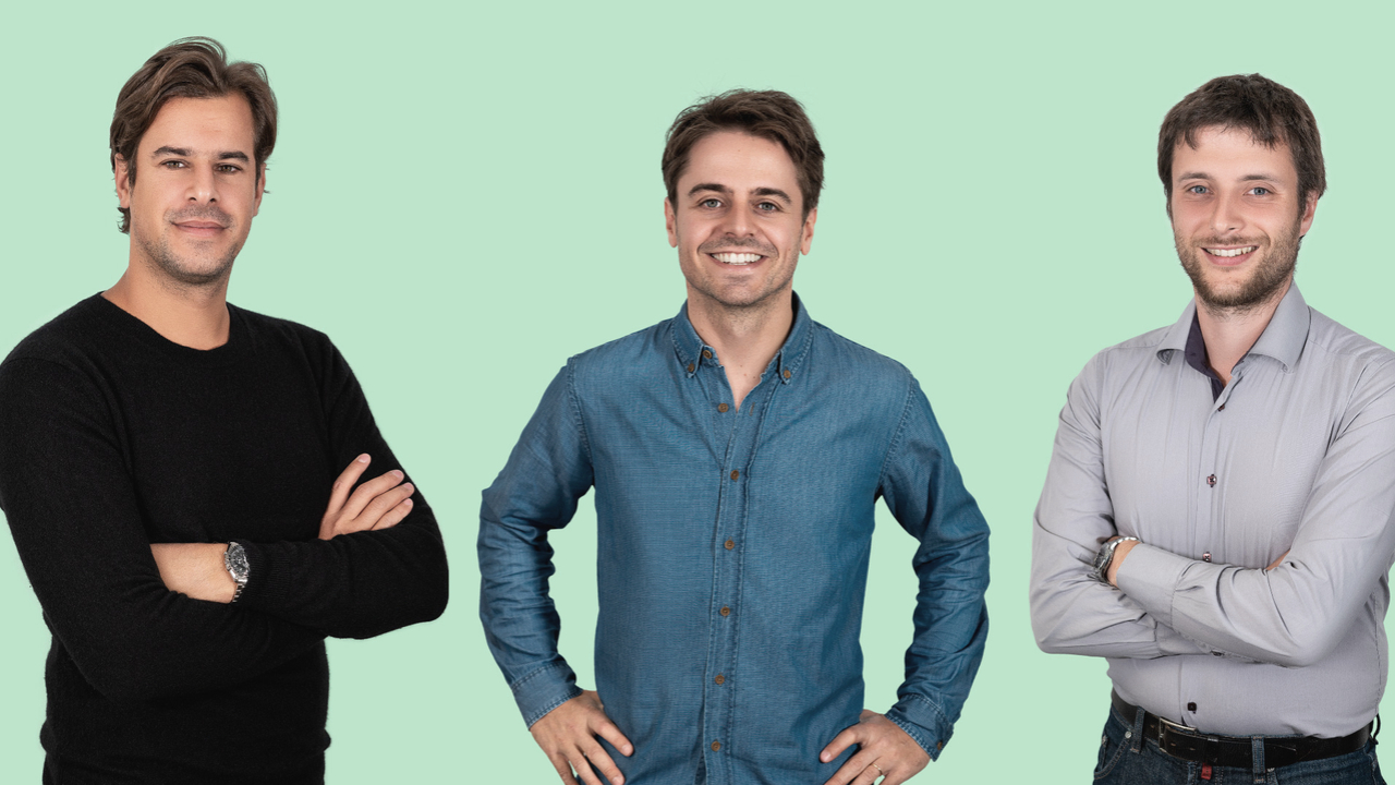 Les trois cofondateurs d'Unlatch, François Marill, Thomas Rivoire et Olivier Adam.
