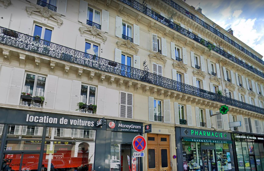Le 2 rue de Compiègne repris dans Paris par Left Bank.© Google Maps