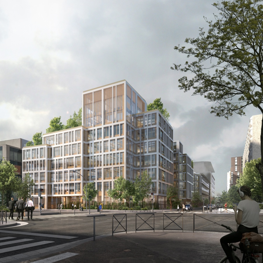 Le projet Montrouge de Gecina Porte Sud © Agence SCAU