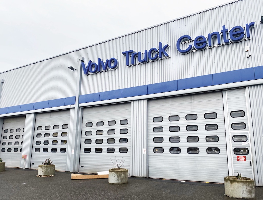 Le Volvo Truck Center à Andrézieux. 