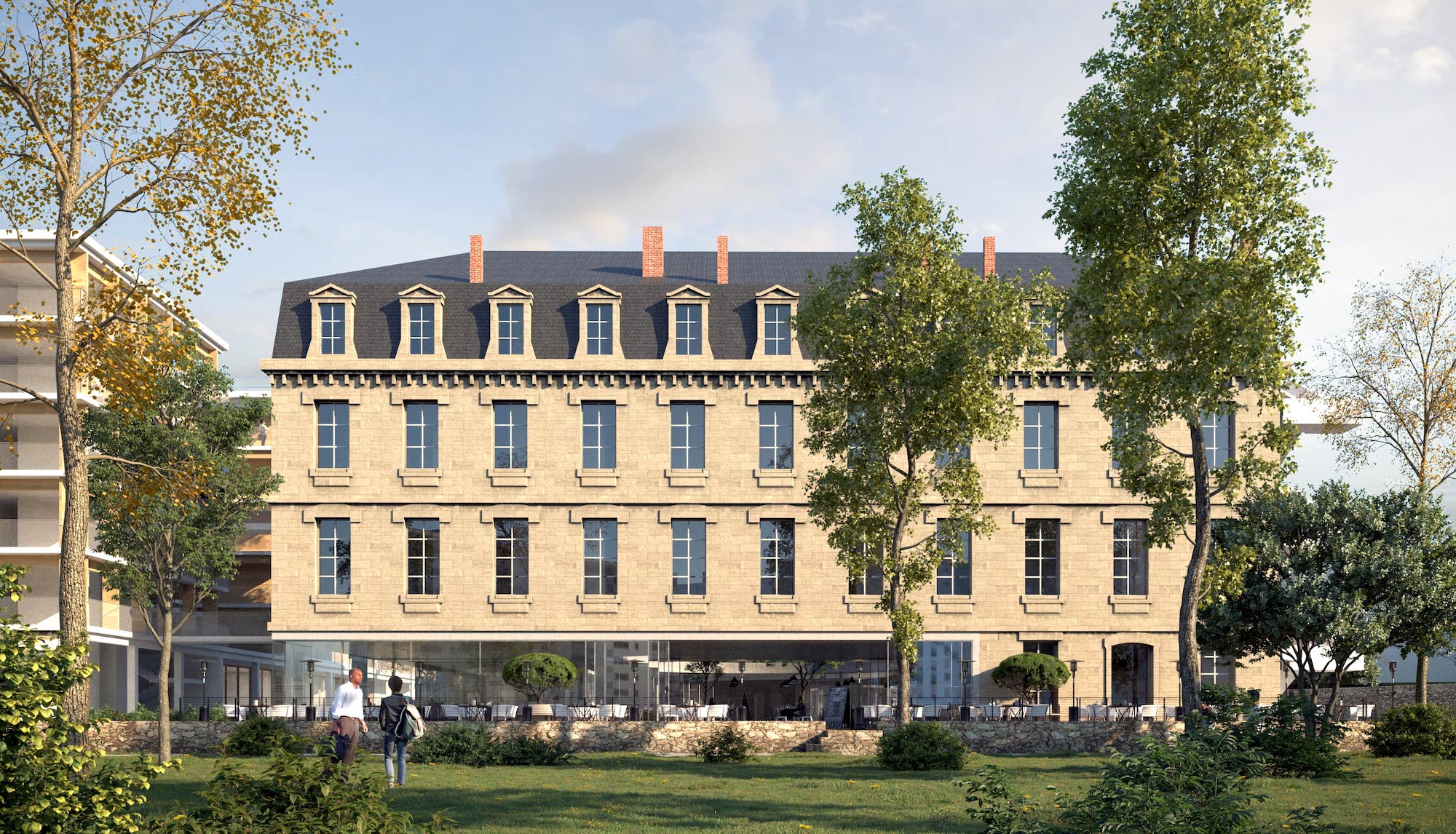 La future résidence The Babel Community à Bordeaux. 