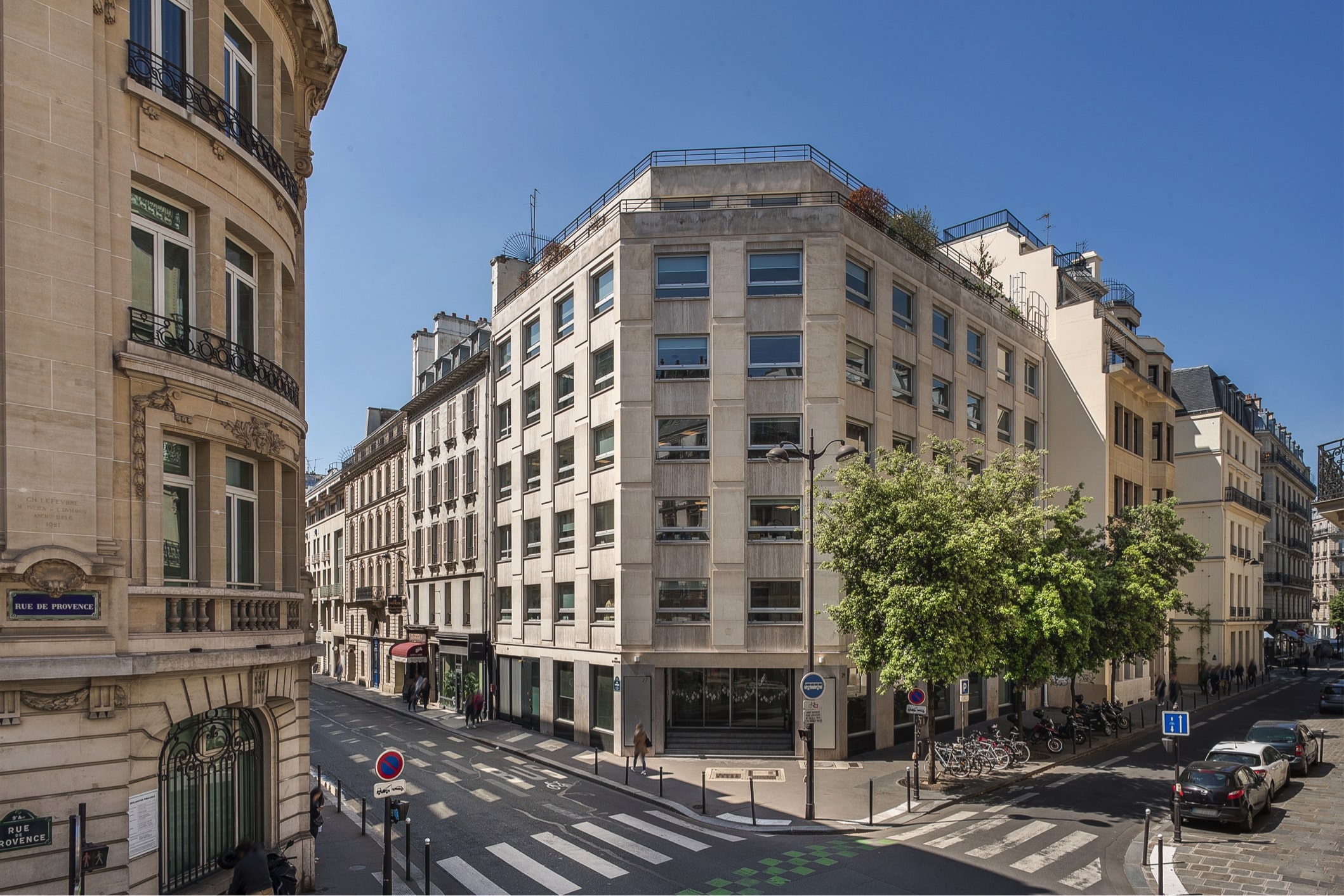Le 27-29 rue de Provence, à Paris 9 © CBRE