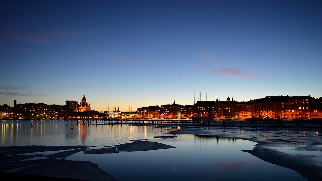 Vue du port de Helsinki, Finlande