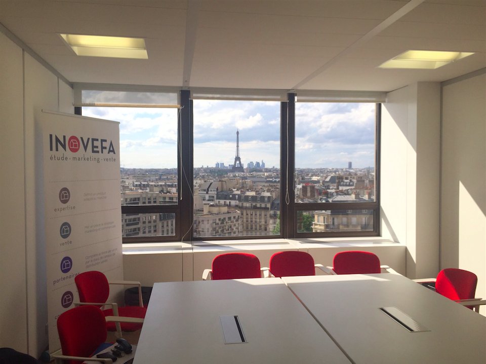 Les bureaux d'Inovefa à la Tour Montparnasse - DR