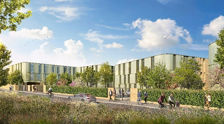 Le projet de Vert Pomone à Aix-en-Provence, repris par la SCPI Atlantique Mur Régions. 