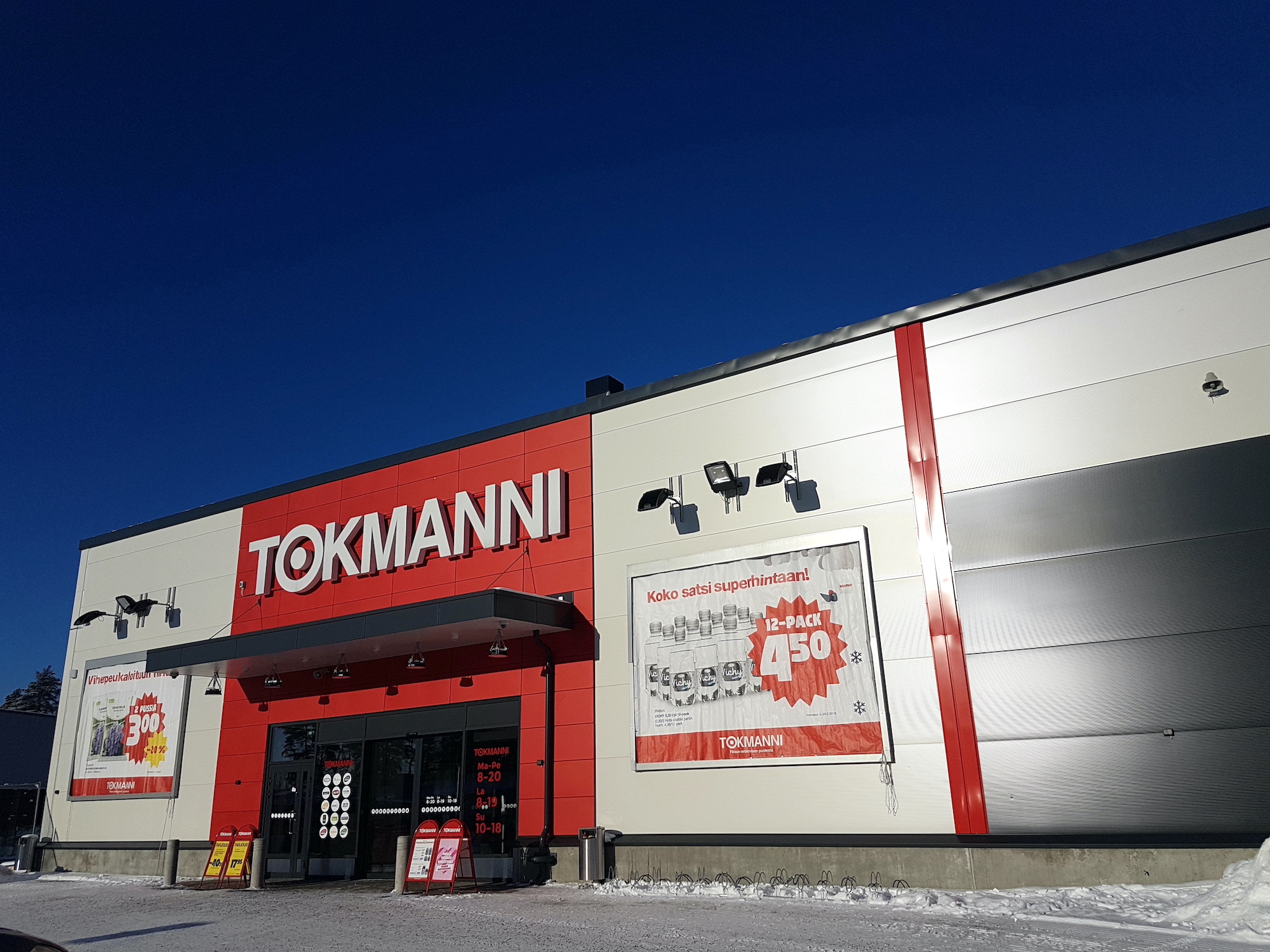 Le magasin Tokmanni de Kouvola