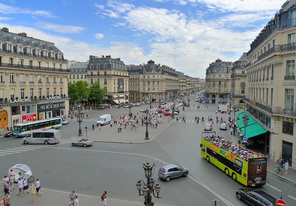 Le quartier de l'Opéra à Paris. DR