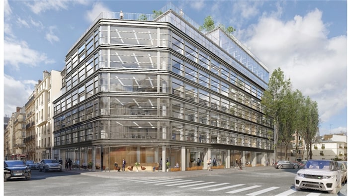 Le projet Toko, dans le 17e arrondissement de Paris. © Franklin Azzi