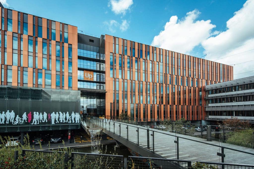 L'actuel siège du Groupe Up à Gennevilliers. 
