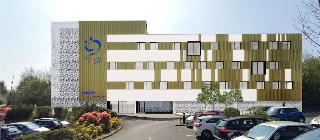 Le futur immeuble occupé par les Hôpitaux Privés Rennais-Saint-Grégoire. 