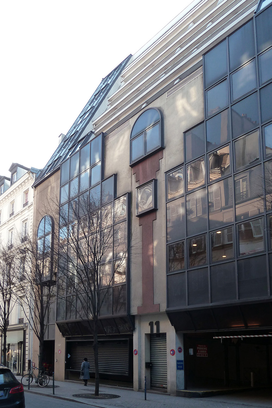 La façade du 11 rue Béranger dans le 3e arrondissement de Paris. 