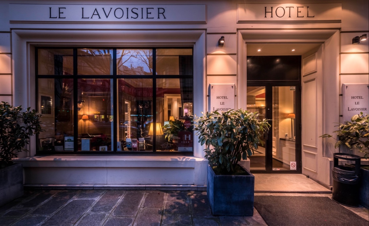 L'hôtel Le Lavoisier, Paris 8