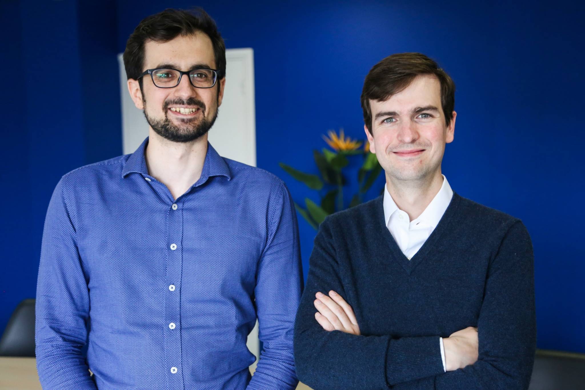 Les associés-fondateurs de Homepilot, Laurent Kretz et Gilles Bourcy.