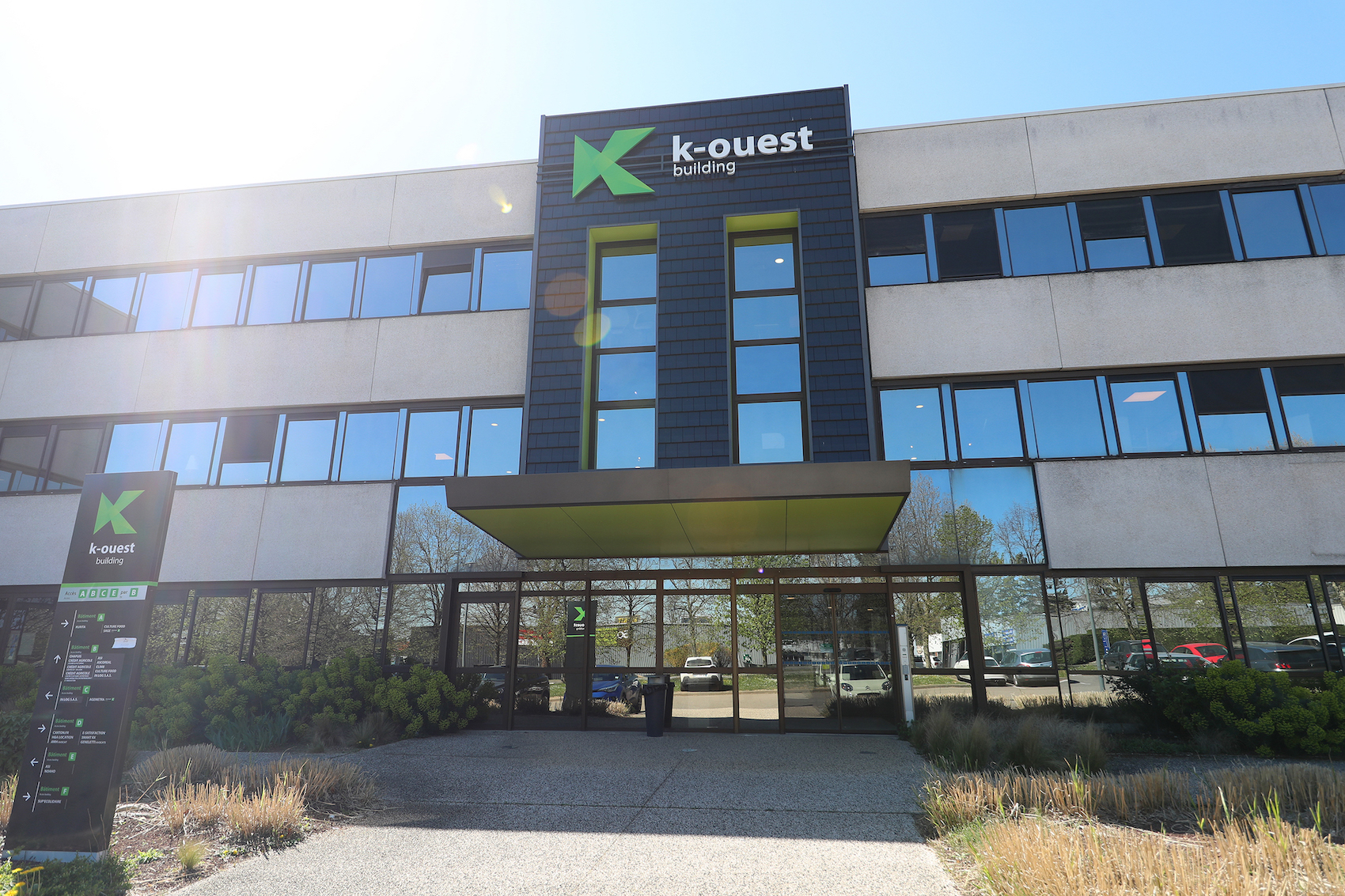 L'immeuble K-Ouest, à Limonest près de Lyon.