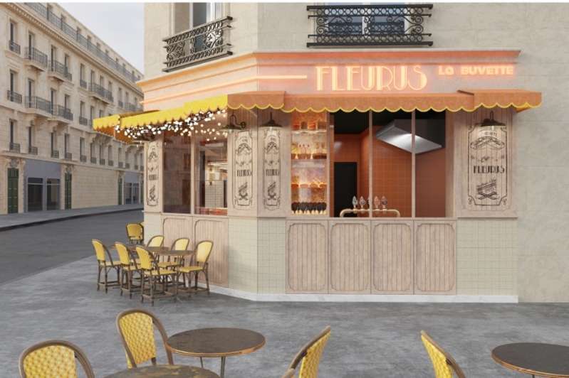 Le Fleurus Café, au 39 avenue Kléber à Paris. 