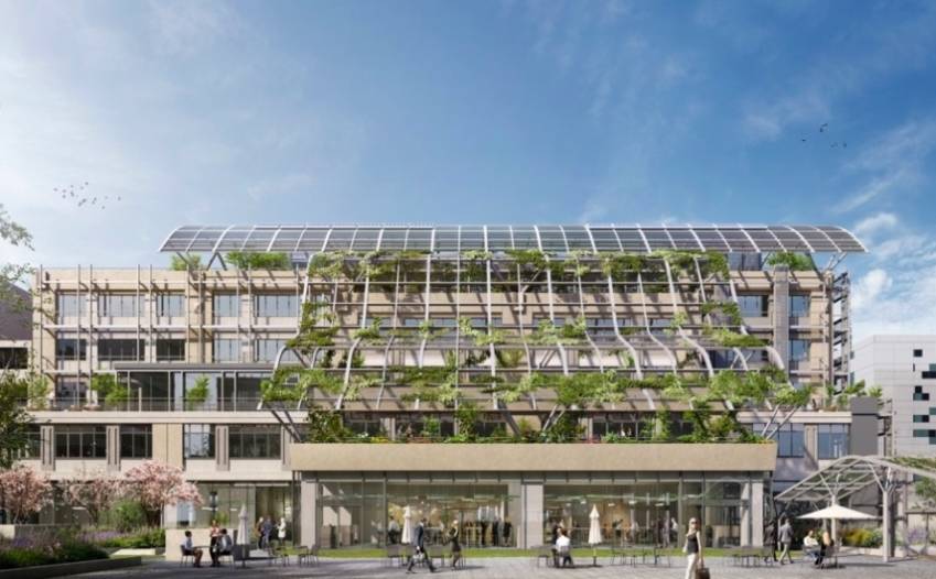 Le bâtiment E de Biopark dans le 13e arrondissement de Paris