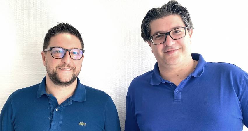 Les deux fondateurs des Agences de Papa. À gauche, Frédéric Ibanez, à droite, Nicolas Fratini. Les deux fondateurs des Agences de Papa. À gauche, Frédéric Ibanez, à droite, Nicolas Fratini.