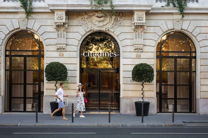 La façade du 53 ter quai Grands Augustins, dans le 6e arrondissement de Paris. 