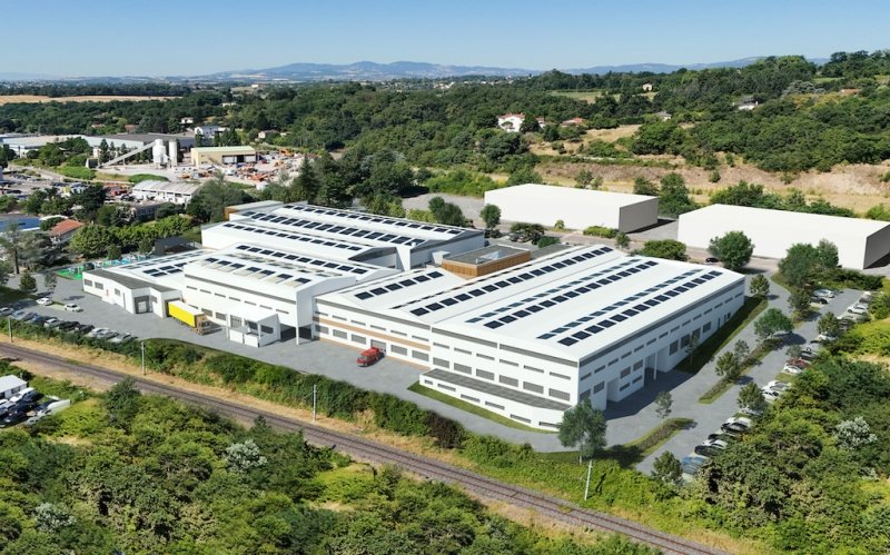 Vue aérienne du projet de Chaponost, ©APRC Group. 