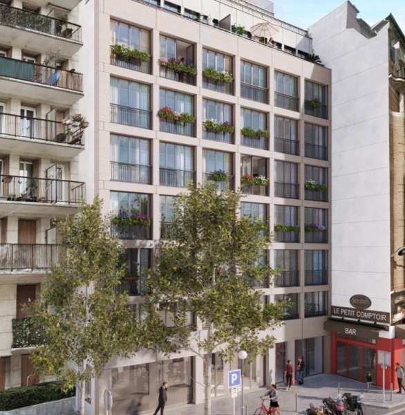 La futur résidence Edgar Suites au 38 rue du Hameau à Paris 15e. 