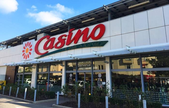 Un supermarché Casino en France.