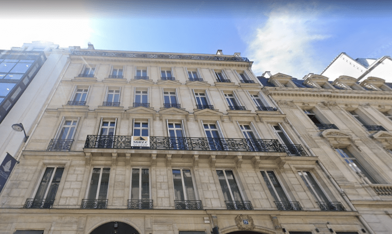 Le 19 rue François 1er, dans le 8e arrondissement de Paris. 