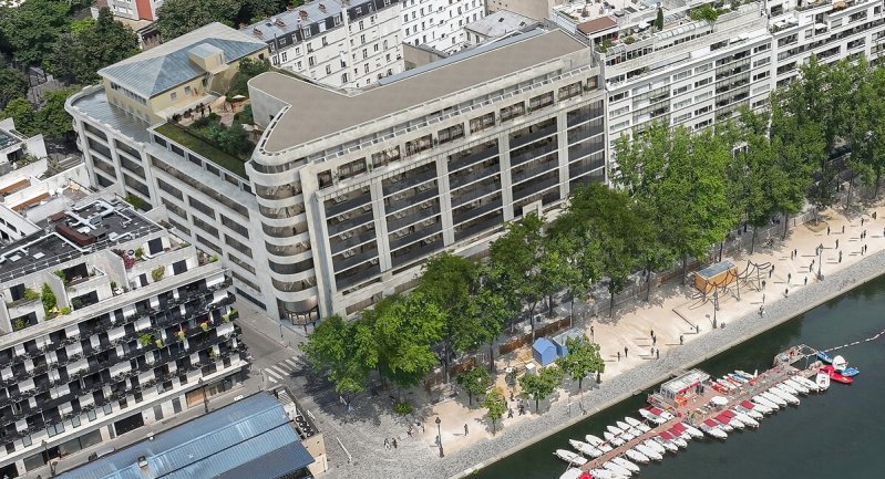 Le 27 Canal de Gecina, à Paris 19e Le 27 Canal de Gecina, à Paris 19e