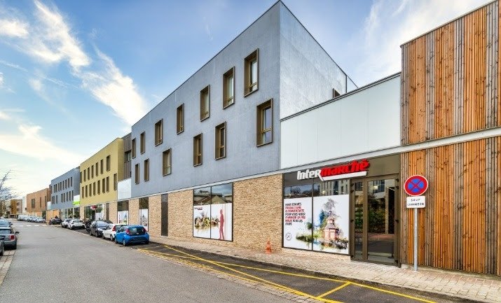 Le local commercial est aujourd'hui entièrement loué à l'enseigne Intermarché. ©Inter Gestion REIM