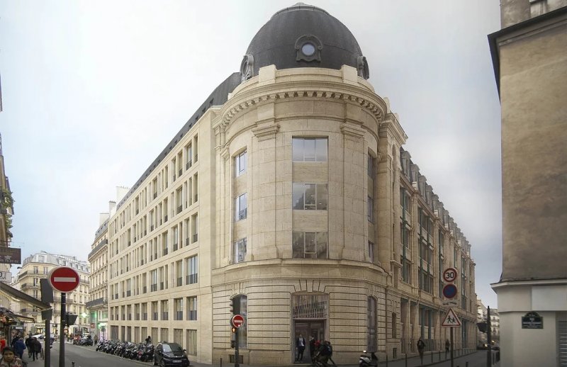 Le 59-61 Lafayette à Paris. © Bouchaud Architectes 