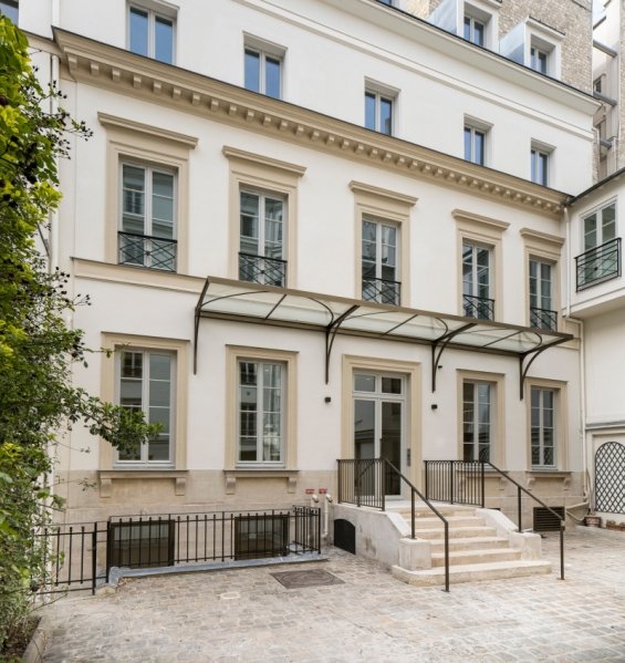 Le 75 Faubourg Saint-Honoré, dans le 8e arrondissement de Paris. © Bouchaud Architectes 