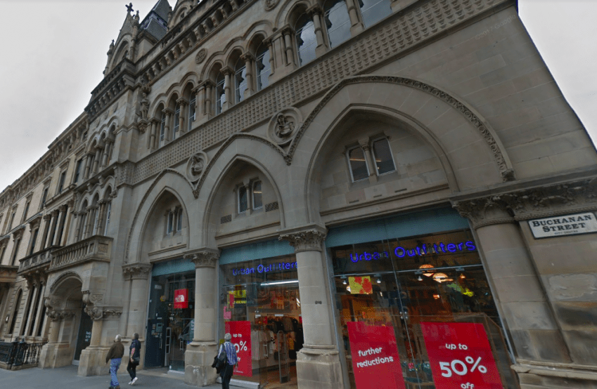 La dernière acquisition d'AEW se trouve à Glasgow, au 153-159 Buchanan Street.