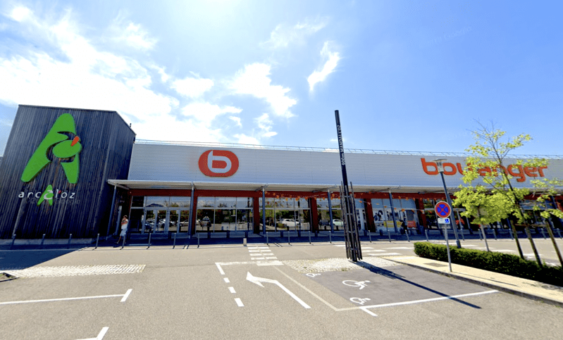 Le retail park d'Annecy-Seynod. © Google Maps