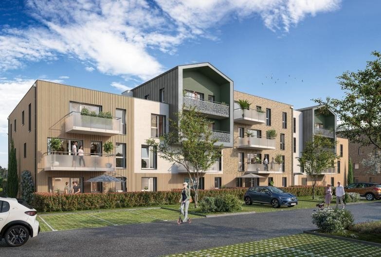 Les Balcons de la Lys, Chemin de la Blanche Bannière, à Comines, près de Lille. 