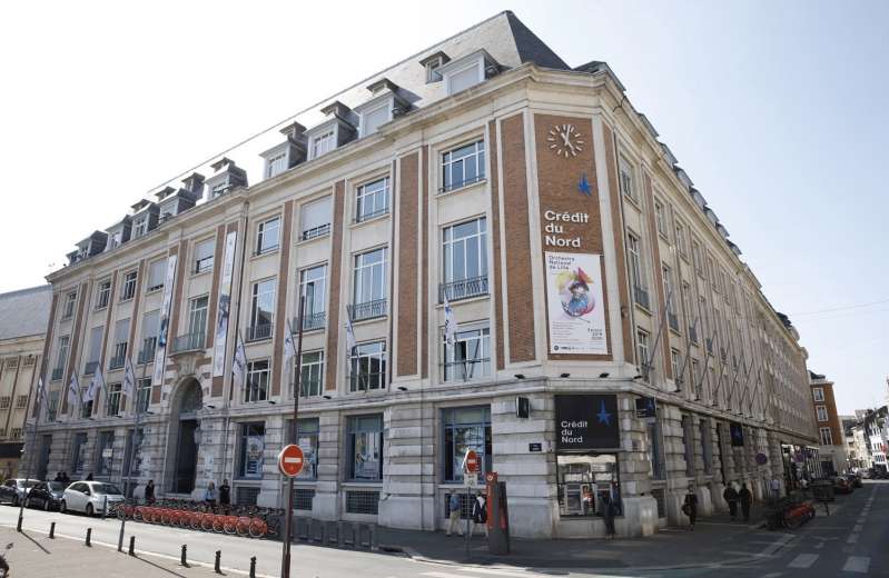 Le siège du Crédit du Nord à Lille. 