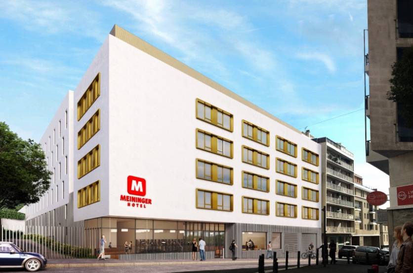 La future résidence hôtelière Meininger de Marseille.