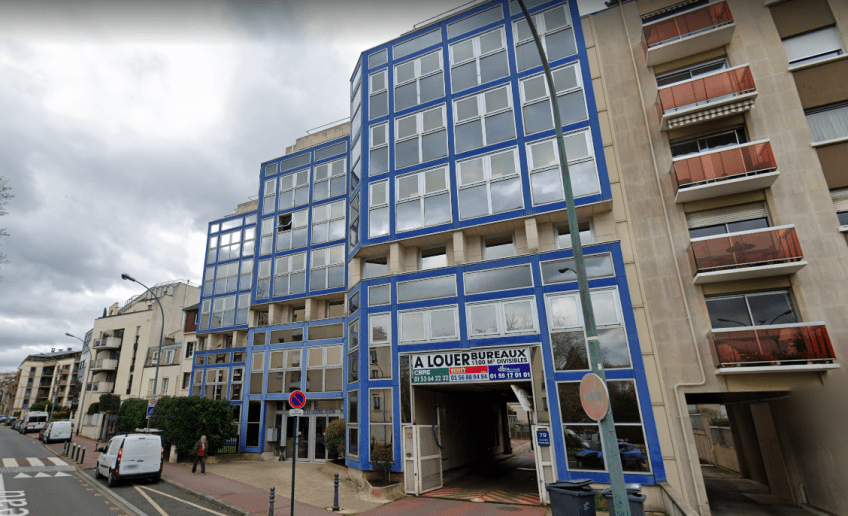 L'immeuble de bureaux Gabriel Voisin, à Suresnes. ©GoogleMaps