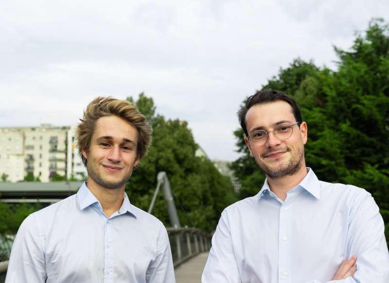 Adrien Péligry et Nino Spiegel, les deux fondateurs d'Hestia.