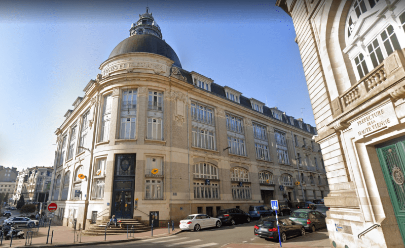 Le 1 rue Daniel Lamazière, situé à Limoges. @GoogleMaps