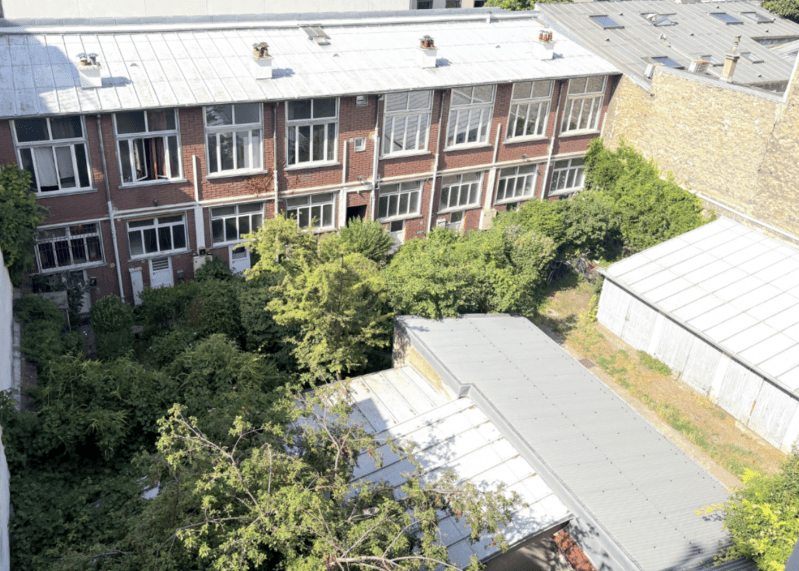 La parcelle du 41-43 Liancourt à Paris 14
