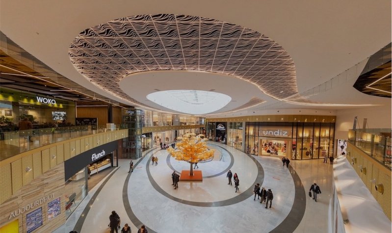 Le centre commercial Aushopping Noyelles, situé à Noyelles-Godault dans le Pas-de-Calais. 