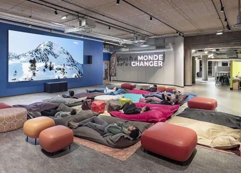 Les 40 000 m2 dédiés au coliving étudiant sur le site d'Ecla Massy-Palaiseau. © Uxco Les 40 000 m2 dédiés au coliving étudiant sur le site d'Ecla Massy-Palaiseau. © Uxco