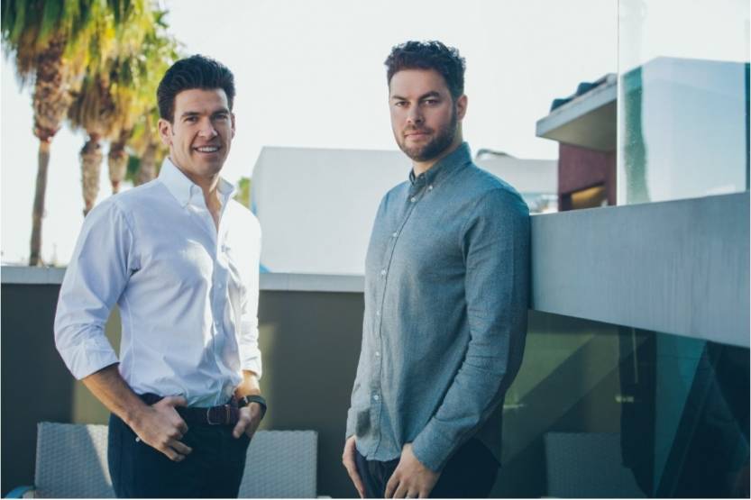 Brendan Wallace et Brad Greiwe, cofondateurs de Fifth Wall Ventures. 