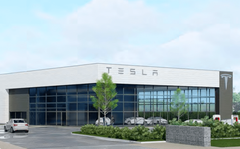 Le projet pour Tesla à Longueau Le projet pour Tesla à Longueau
