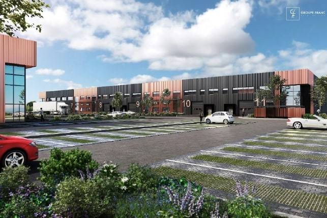 La plateforme du 12 rue de l’Équerre à Saint-Ouen-l’Aumône. La plateforme du 12 rue de l’Équerre à Saint-Ouen-l’Aumône.