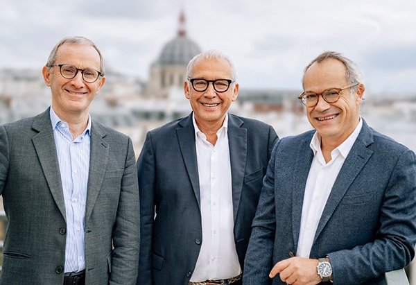 Jean-Michel Jédelé, Éric Gagnière et Xavier Marchais, les actionnaires de JMG