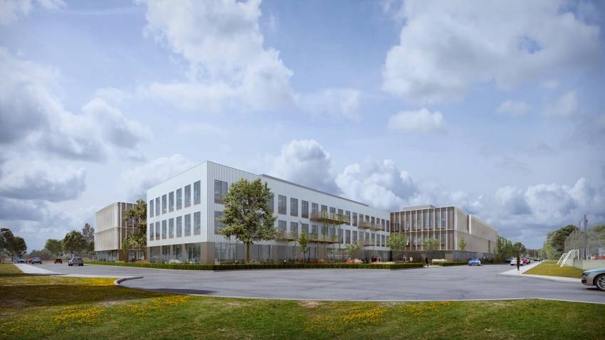 Le #Community à Mérignac, occupé par Groupama. © Hubert Godet Architectes Le #Community à Mérignac, occupé par Groupama. © Hubert Godet Architectes