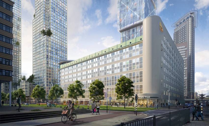 Le siège social de la poste néerlandaise repris à La Haye par Perial AM en 2021. © Life Makes Sens Le siège social de la poste néerlandaise repris à La Haye par Perial AM en 2021. © Life Makes Sens