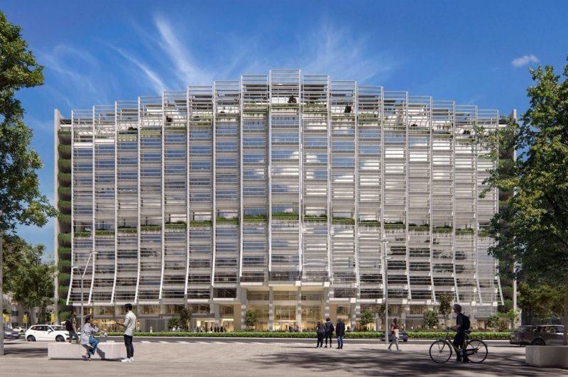 L'immeuble de bureaux Estel à Barcelone. L'immeuble de bureaux Estel à Barcelone.